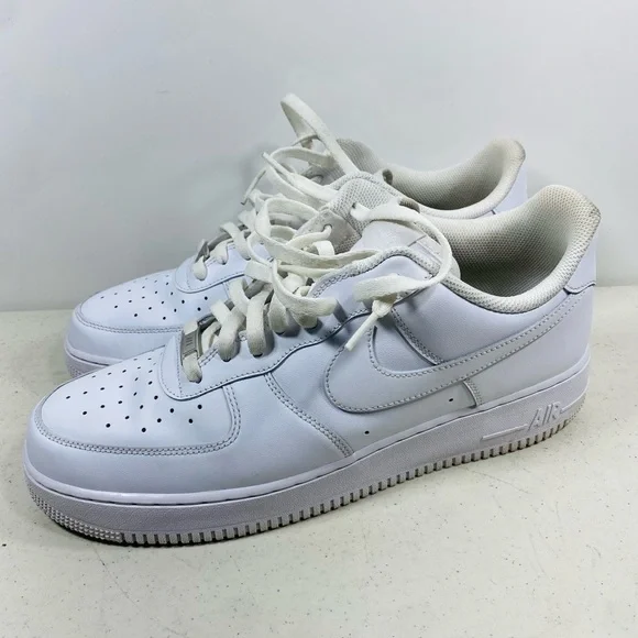 Nike Air Force 1 Low White '07 Mens White Sports Sneaker CW2288-111 size 13